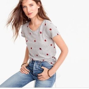 J Crew Ladybug T-shirt